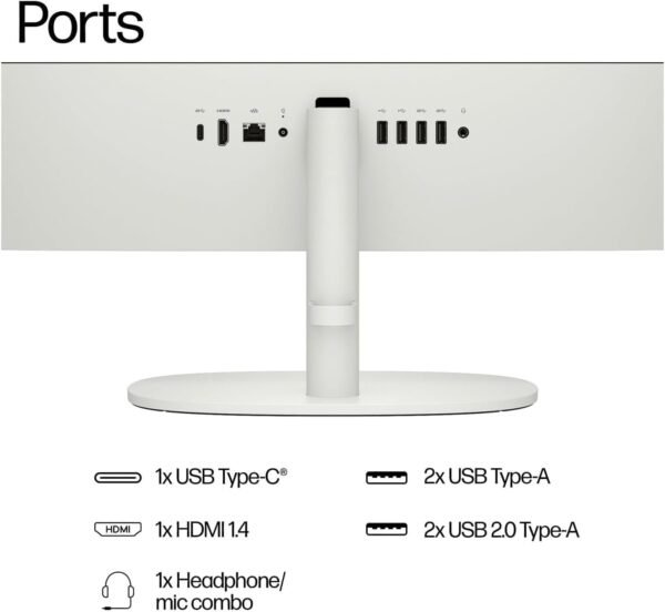51uQyX1w01L._AC_SL1462_.jpg HP 22" All-in-One Desktop PC • 64GB RAM • 2TB SSD • Intel Efficient Dual-Core CPU • Windows 11 • Wi-Fi 6 • HDMI • Type-C • HD Webcam • Keyboard & Mouse Included – for Everyday Tasks & Study