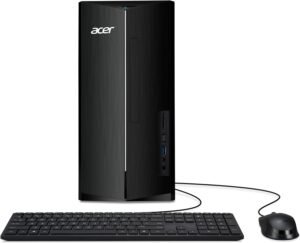 acer Aspire TC-1785-UA92 Desktop | Intel Core i5-14400 10-Core Processor | 8GB DDR5-5600 Memory | 512GB PCIe 4.0 NVMe SSD | SD Card Reader | Wi-Fi 6E | Windows 11 Home