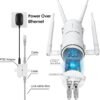 WAVLINK AC1200 Outdoor Long Range Weatherproof WiFi Extender/Wireless Access Point with Passive POE, Dual Band 5G+2.4G, 4x7dBi Omni Directional Antennas,Supports Router/AP/Repeater/Mesh Modes