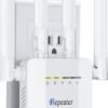 2025 New WiFi Extender Signal Booster, Long Range up to 13355Sq.ft, Wireless Internet Repeater Routers Signal Amplifier for Home, Office, Garage, 8X Faster Access Point with Ethernet Port, 1-Tap Setup