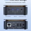 KAMRUI Mini PC Computer, Intel Processor N97 (up to 3.6 GHz), 16GB DDR4 RAM 256GB M.2 SSD, Mini Desktop Computer Support Dual 4K, WiFi, Bluetooth, Ethernet, HTPC for Business, Education, Home