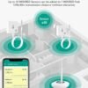 WiFi Thermometer Freezer Alarm, Email Alert, App Notification, Data Record Export, No Subscription Fee, 2 Remote Wireless Temperature Sensors for Refrigerator, Freezer, Hot Tub