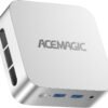 ACEMAGIC Vista V1 Mini Pc Computers, 13Th Gen Intel N150 (Beat N100/N95 Up to 3.6Ghz), 16GB DDR4 RAM 512GB SSD Mini Computer, UHD 4K HDMI DP, Dual WiFi/Bt, Gigabit Ethernet Vesa, Home/Office Micro Pc