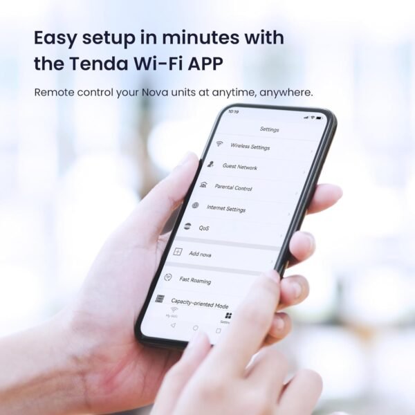 Tenda Nova Mesh WiFi System MW6 - Covers up to 3500 sq.ft - AC1200 Whole Home WiFi Mesh System - Gigabit Dual-Band Mesh Network - Replaces Wireless Router and WiFi Extender - 3-Pack