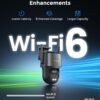 61HlZnyfsgL._AC_SL1500_.jpg REOLINK 4K Wired WiFi Outdoor Camera, 8MP Dual Lens Security Camera, 360 PTZ Camera Auto Tracking, 2.4/5GHz Wi-Fi Smart Person/Vehicle Detection, 6X Hybrid Zoom, Color Night Vision, TrackMix WiFi