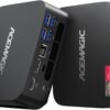 ACEMAGICIAN Kron Mini K1 Mini PC, Ryzen 7 5700U, 16GB DDR4 512GB SSD Mini Computers (8C/16T, up to 4.3Ghz), Light Gaming Desktop 4K Triple Display Mini Desktop Bluetooth/WiFi6/Office