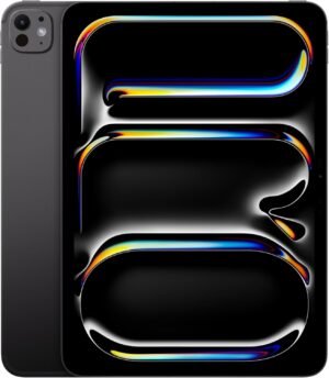 Apple iPad Pro 11-Inch (M4): Built for Apple Intelligence, Ultra Retina XDR Display, 512GB, 12MP Front/Back Camera, LiDAR Scanner, Wi-Fi 6E + 5G Cellular, All-Day Battery Life — Space Black