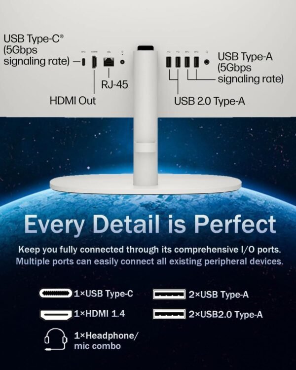 61Rg183TmDL._AC_SL1500_.jpg HP 2025 All-in-One Desktop Computer - Intel Celeron J4025 Processor • 21.5'' FHD Display • Free External CD/DVD Drive • Microsoft Office Lifetime • 32GB RAM • 1TB SSD • Wi-Fi 6 • Win 11 Pro • White