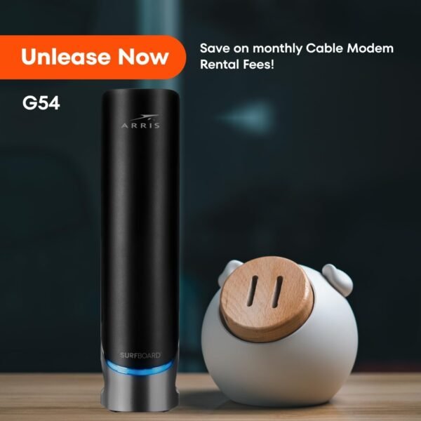 ARRIS (G54) - Cable Modem Router Combo - Fast DOCSIS 3.1 Multi-Gigabit & BE 18000 WiFi 7 Comcast Xfinity, Cox, Spectrum Quad-Band 1, Up to 18 Gbps Max Speed