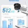 61XMA7PR7kL._AC_SL1500_.jpg REOLINK 4K WiFi Security Camera with 180° Ultra-Wide Angle, 2.4/5GHz Plug-in Outdoor Camera, Smart Human/Vehicle/Animal Detection, Color Night Vision, Two-Way Talk, IP67 Waterproof, Duo 2 WiFi