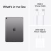Apple iPad Air 11-inch with M3 chip Built for Apple Intelligence, Liquid Retina Display, 128GB, 12MP Front/Back Camera, Wi-Fi 6E + 5G Cellular, Touch ID, All-Day Battery Life — Space Gray
