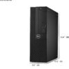 Dell Optiplex 3050 SFF Desktop Computer PC Small Form Fsctor, Core i5-6500 3.2GHz, 16GB RAM, 512GB SSD, 4K Support, RJ-45, DisplayPort, WiFi, BT, Windows 11 Pro (Renewed)