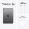 Apple iPad mini (A17 Pro): Apple Intelligence, 8.3-inch Liquid Retina Display, 256GB, Wi-Fi 6E + 5G Cellular, 12MP Front/12MP Back Camera, Touch ID, All-Day Battery Life — Space Gray