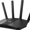 ASUS RT-BE82U Dual-Band WiFi 7 (802.11be) Smart AiMesh Extendable Router, 6500 Mbps, Five 2.5GbE Ports, 4096-QAM, Up to 3 SSIDs for IoT Devices, Parental Controls & VPNs, Advanced Network Security