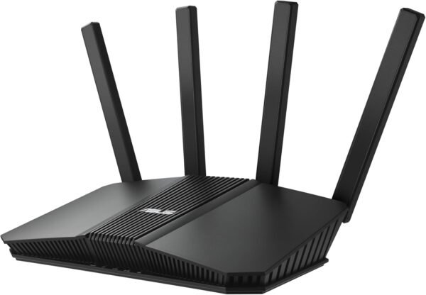 ASUS RT-BE82U Dual-Band WiFi 7 (802.11be) Smart AiMesh Extendable Router, 6500 Mbps, Five 2.5GbE Ports, 4096-QAM, Up to 3 SSIDs for IoT Devices, Parental Controls & VPNs, Advanced Network Security