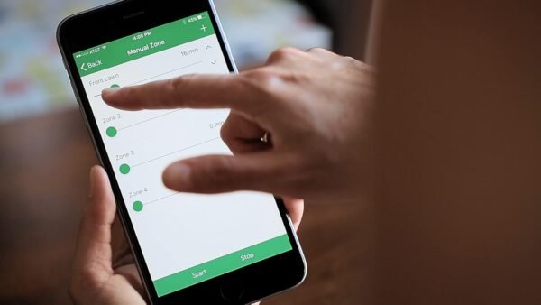 61oFIeTKzwL._AC_SL1500_.jpg Rain Bird ARC8 App-Based Indoor/Outdoor Smart Irrigation WiFi Timer/Controller, 8-Zone/Station, EPA WaterSense Certified, Compatible with Alexa