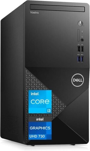 Dell Vostro Desktop Computer PC| 12th Gen Intel 4-Core Processor Dell Vostro Desktop Computer PC| 12th Gen Intel 4-Core Processor Up to 4.3GHz | 16GB RAM | 512GB SSD Storage | DisplayPort | HDMI | WiFi 6 | Windows 11 Pro | Black