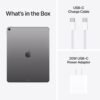 Apple iPad Air 13-inch with M3 chip Built for Apple Intelligence, Liquid Retina Display, 256GB, 12MP Front/Back Camera, Wi-Fi 6E + 5G Cellular, Touch ID, All-Day Battery Life — Space Gray