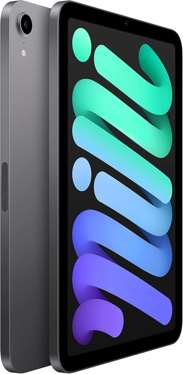 Apple iPad Mini (6th Generation): A15 Bionic, 8.3-inch Liquid Retina Display, 256GB, Wi-Fi 6, 12MP front/12MP Back Camera, Touch ID, All-Day Battery Life – Space Gray
