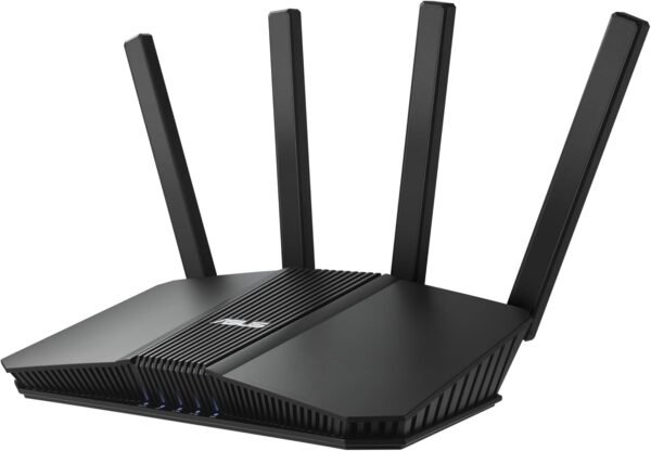 ASUS RT-BE82U Dual-Band WiFi 7 (802.11be) Smart AiMesh Extendable Router, 6500 Mbps, Five 2.5GbE Ports, 4096-QAM, Up to 3 SSIDs for IoT Devices, Parental Controls & VPNs, Advanced Network Security