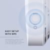 Linksys WiFi Extender, WiFi 6 Range Booster, Dual-Band Booster, Internet Repeater, 2,000 Sq. ft Coverage, Speeds up to (AX1800) 1.8Gbps - RE7310