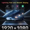 NIMO 15.6 IPS-FHD-Laptop, 16GB RAM 1TB SSD Intel Pentium Quad Core N100, Backlit Keyboard Fingerprint (Beat to i3-1115G4 Up to 3.4GHz) Computer for Student-Home WiFi 6 BT5.2 Win 11