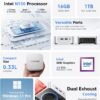 ACEMAGIC Vista V1 Mini PC N150, 16GB DDR4 RAM 1TB SSD Mini Computers, 11 Pro Desktop 4K Dual Display, WiFi/Bluetooth, for Home Office Business, up to 3.6 GHz(Beat N100/N95)