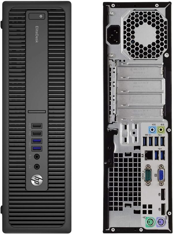 716G033Cs6L._AC_SL1456_.jpg HP EliteDesk 800 G2 SFF Desktop PC Intel Core i5 6th Gen 3.20GHz 16GB RAM 512GB SSD HD Graphics 530 4K / 3-Monitor Support Display Port AC Wi-Fi Bluetooth Windows 11 Pro (Renewed)