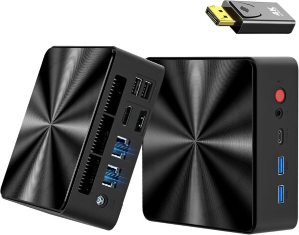 Mini PC, 13th Twin Lake N150 (Beat N100/N95, up to 3.6GHz), 16GB DDR4 RAM 512GB M.2 SSD Dual LAN, Mini Desktop Computers Windows 11, 4K Triple Display, Type-C/WiFi 6/BT5.2/Micro PC for Home Office