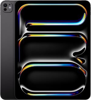 Apple iPad Pro 13-Inch (M4): Built for Apple Intelligence, Ultra Retina XDR Display, 512GB, 12MP Front/Back Camera, LiDAR Scanner, Wi-Fi 6E + 5G Cellular, All-Day Battery Life — Space Black