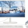 HP 21.5" FHD All-in-One Desktop Computer, 32GB RAM 1.5TB Storage (1TB SSD+512GB Docking Station Set), Dual-Core Intel Celeron, Windows 11 Pro with Microsoft Office Home & Business Included, Snow White