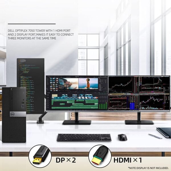 71BIbXatgBL._AC_SL1500_.jpg Dell OptiPlex 7060 Tower Computers Desktop Computer Windows 11,i7-8700 3.2GHz,32GB DDR4 Ram 512GB SSD M.2 NVMe SSD,Intel AX210 Built WiFi 6e Bluetooth 5.3, Refurbished Desktop,HDMI,DVD-RW (Renewed)