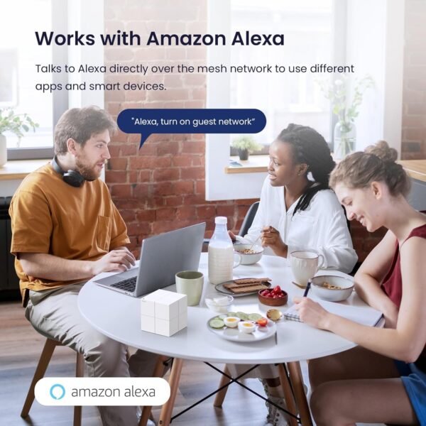 Tenda Nova Mesh WiFi System MW6 - Covers up to 3500 sq.ft - AC1200 Whole Home WiFi Mesh System - Gigabit Dual-Band Mesh Network - Replaces Wireless Router and WiFi Extender - 3-Pack