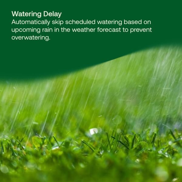 71BzxNTKVOL._AC_SL1500_.jpg Rain Bird ARC8 App-Based Indoor/Outdoor Smart Irrigation WiFi Timer/Controller, 8-Zone/Station, EPA WaterSense Certified, Compatible with Alexa