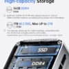 ACEMAGIC Mini Pc Computers, Intel Twin Lake N150(Turbo 3.6GHz), 16GB DDR4 RAM 1TB M.2 SSD Mini Computer, Vista V1 UHD 4K HDMI DP, Dual WiFi/Bt, Gigabit Ethernet Vesa, Home/Office Micro Pc