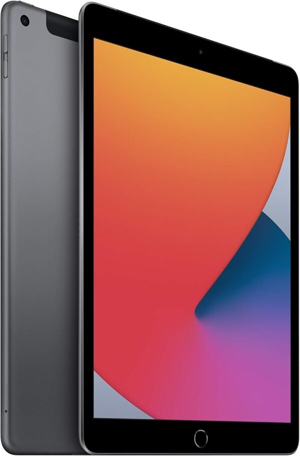 Apple iPad (10.2-inch, Wi-Fi + Cellular, 128GB) - Space Gray (Latest Model, 8th Generation) (Renewed)