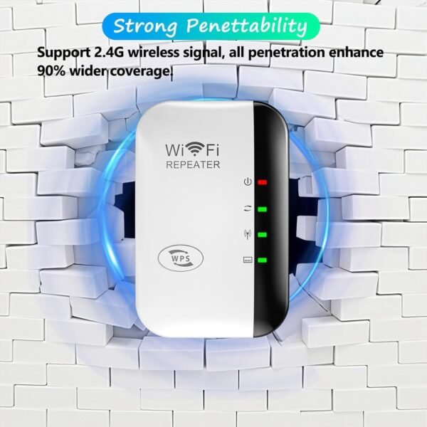WiFi Extender, WiFi Signal Booster Up to 5800sq.ft and 56+ Devices, WiFi Range Extender, Wireless Internet Repeater, Long Range Amplifier with Ethernet Port,1-Key Setup, Access Point, Alexa Compatible