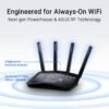 ASUS RT-BE82U Dual-Band WiFi 7 (802.11be) Smart AiMesh Extendable Router, 6500 Mbps, Five 2.5GbE Ports, 4096-QAM, Up to 3 SSIDs for IoT Devices, Parental Controls & VPNs, Advanced Network Security