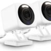 WYZE Cam v4, 2.5K WiFi Security Camera, Indoor/Outdoor Cameras for Home Security, Pet Camera/Baby Monitor, Motion Activated Spotlight/Siren, Color Night Vision, 2-Way Audio, Works with Alexa & Google