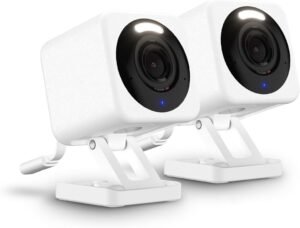 WYZE Cam v4, 2.5K WiFi Security Camera, Indoor/Outdoor Cameras for Home Security, Pet Camera/Baby Monitor, Motion Activated Spotlight/Siren, Color Night Vision, 2-Way Audio, Works with Alexa & Google