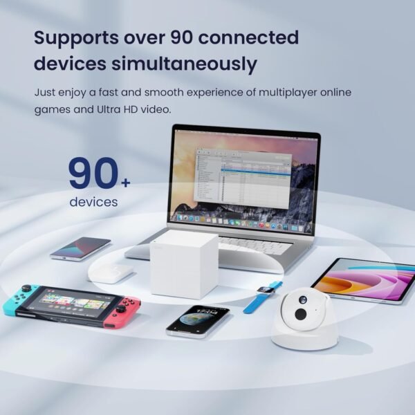 Tenda Nova Mesh WiFi System MW6 - Covers up to 3500 sq.ft - AC1200 Whole Home WiFi Mesh System - Gigabit Dual-Band Mesh Network - Replaces Wireless Router and WiFi Extender - 3-Pack