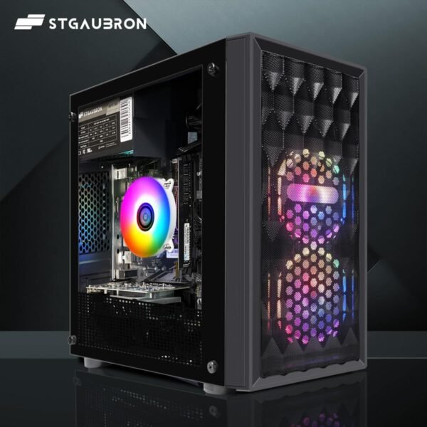 71IYJaILnCL._AC_SL1200_.jpg STGAubron Gaming PC Computer Desktop, Radeon RX 560 4G, Intel Core I7 8th up to 4.1GHz, 16G DDR4, 512G SSD, WiFi 6 & BT 5.2, RGB Fan x2, Windows 11 Home