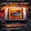 ACEMAGICIAN Kron Mini K1 Mini PC, Ryzen 7 5700U, 16GB DDR4 512GB SSD Mini Computers (8C/16T, up to 4.3Ghz), Light Gaming Desktop 4K Triple Display Mini Desktop Bluetooth/WiFi6/Office