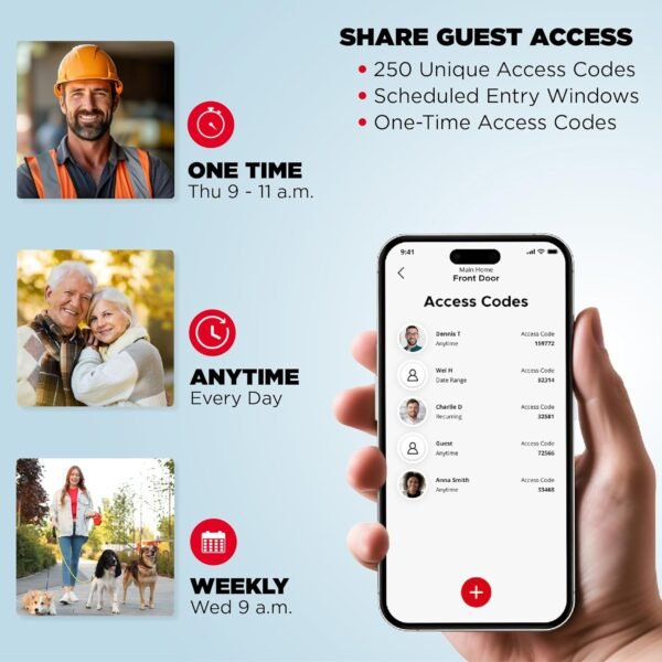Kwikset Halo Wi-Fi Smart Lock, Keyless Entry Door Deadbolt, Geofence Auto-Unlock, Grade AAA Certified, No Hub Easy Install, Satin Nickel Lifetime Finish Warranty, Backlit Keypad