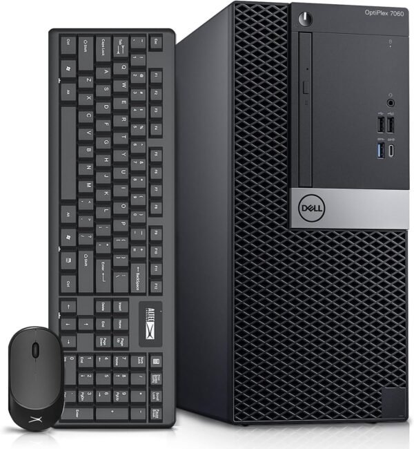 Dell OptiPlex 7060 Tower Computers Desktop Computer Windows 11,i7-8700 3.2GHz,32GB Dell OptiPlex 7060 Tower Computers Desktop Computer Windows 11,i7-8700 3.2GHz,32GB DDR4 Ram 512GB SSD M.2 NVMe SSD,Intel AX210 Built WiFi 6e Bluetooth 5.3, Refurbished Desktop,HDMI,DVD-RW (Renewed)