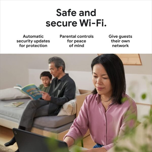 Google Nest WiFi 6 pro (4 Pack, Snow) (Renewed)