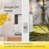 Yale Security Assure Lock 2 Touch Deadbolt, Satin Nickel Keyed Smart Entry Door Lock with Wi-Fi Connected Keypad and Fingerprint Scanner for Code Entry and Remote Access, YRD410-F-WF1-619