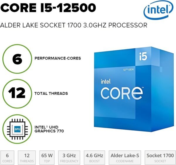 71UNkDNN9dL._AC_SL1500_.jpg HP Tower Business Desktop Computer PC, Intel 6-Core i5-12500 (Beat i7-11700), 32GB DDR4 RAM, 1TB PCIe SSD, WiFi, Bluetooth, RJ-45, Keyboard and Mouse, Windows 11 Pro, Wendbo
