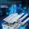 2025 New WiFi Extender Signal Booster, Long Range up to 13355Sq.ft, Wireless Internet Repeater Routers Signal Amplifier for Home, Office, Garage, 8X Faster Access Point with Ethernet Port, 1-Tap Setup