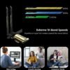 WAVLINK PCIe WiFi 6E WiFi Card, 2025 Tri-Band AX5400 Wireless Network Card with Bluetooth 5.3, AX210 Chip, MU-MIMO, WPA3, OFDMA, Low-Profile Bracket, Heat Sink